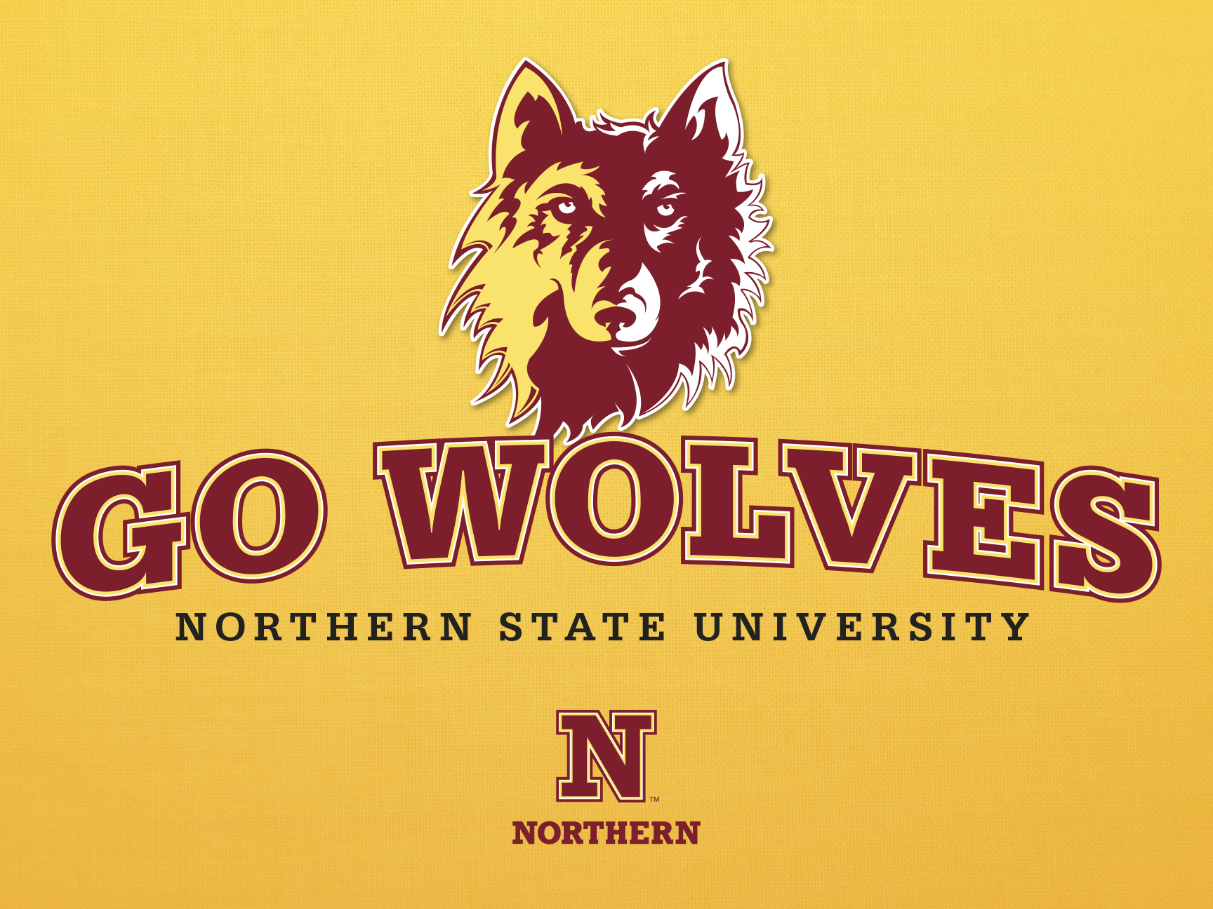 Go Wolves NSU Yardsign | Byqqp.com